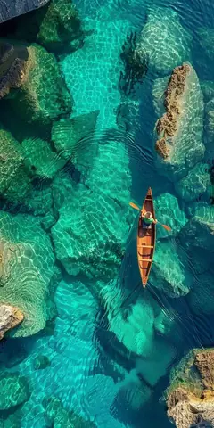 Mar visto desde arriba